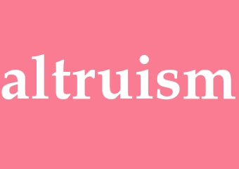 Synonym altruism