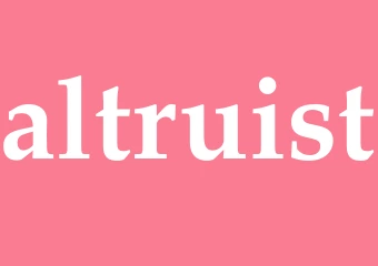 Synonym altruist