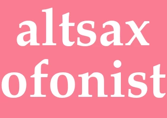 Synonym altsaxofonist