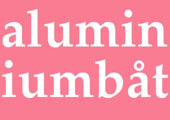 Synonym aluminiumbåt