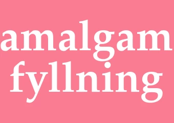 Synonym amalgamfyllning