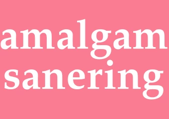 Synonym amalgamsanering
