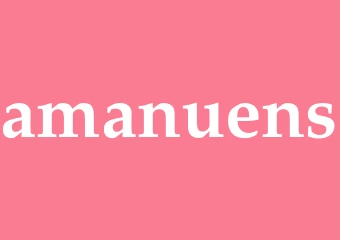 Synonym amanuens