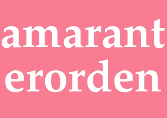 Synonym amaranterorden