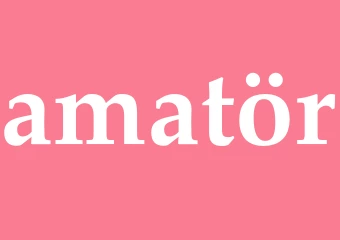 Synonym amatör