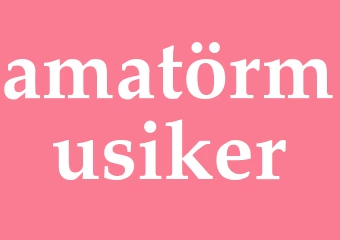 Synonym amatörmusiker