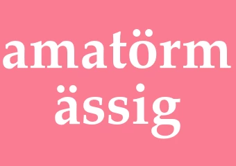 Synonym amatörmässig