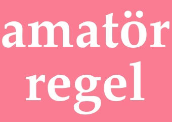 Synonym amatörregel
