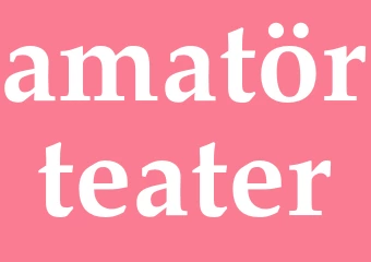 Synonym amatörteater