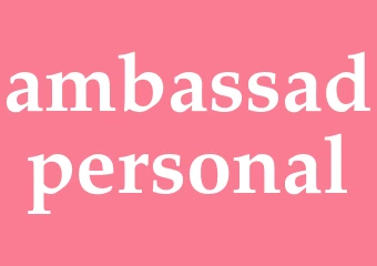 Synonym ambassadpersonal