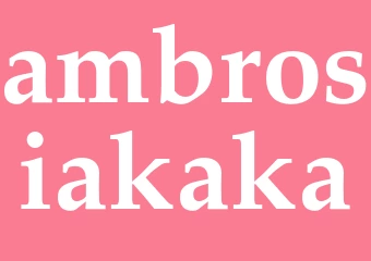 Synonym ambrosiakaka