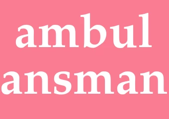 Synonym ambulansman