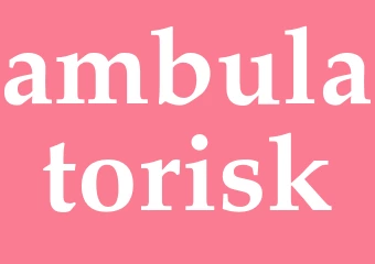 Synonym ambulatorisk