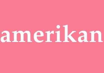 Synonym amerikan