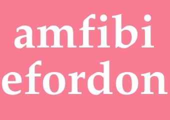 Synonym amfibiefordon
