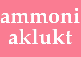 Synonym ammoniaklukt