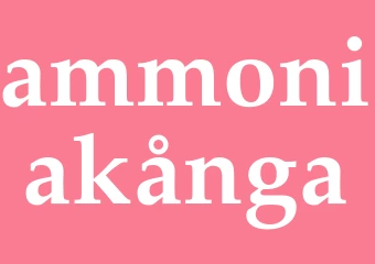 Synonym ammoniakånga