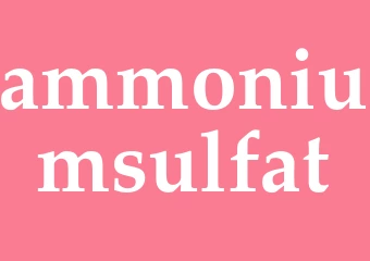 Synonym ammoniumsulfat