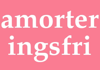 Synonym amorteringsfri