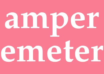 Synonym amperemeter