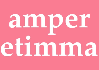 Synonym amperetimma