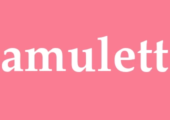 Synonym amulett