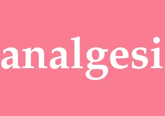 Synonym analgesi