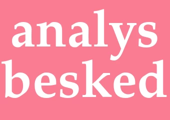 Synonym analysbesked
