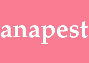 Synonym anapest