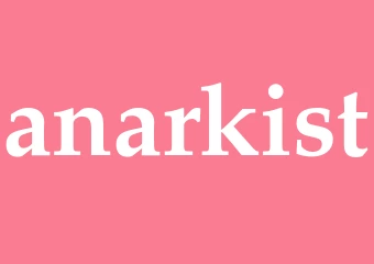 Synonym anarkist