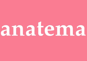Synonym anatema