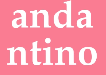 Synonym andantino
