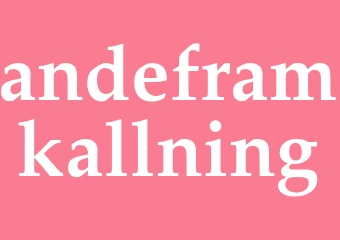 Synonym andeframkallning