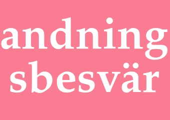 Synonym andningsbesvär