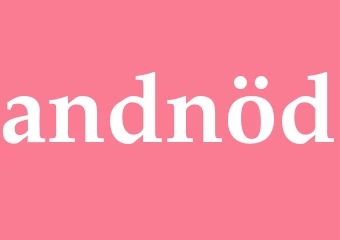 Synonym andnöd