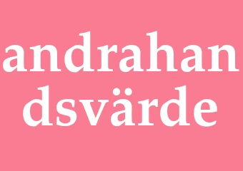 Synonym andrahandsvärde