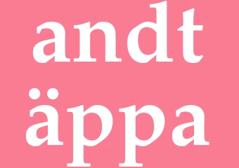 Synonym andtäppa