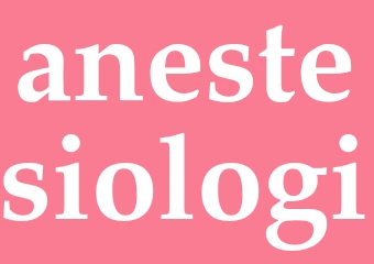 Synonym anestesiologi