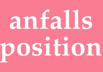 Synonym anfallsposition