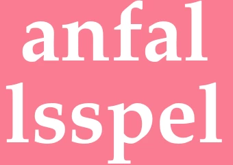 Synonym anfallsspel