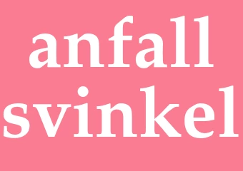 Synonym anfallsvinkel