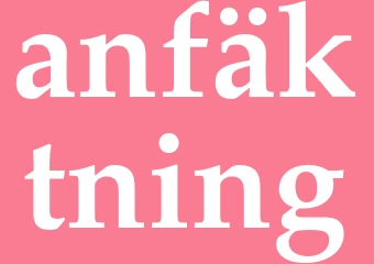 Synonym anfäktning