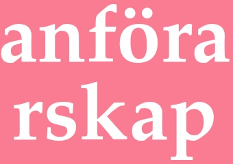 Synonym anförarskap