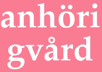 Synonym anhörigvård