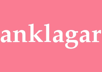 Synonym anklagar