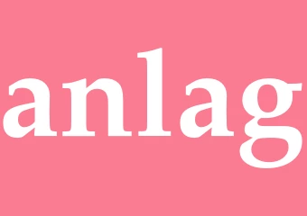 Synonym anlag