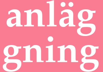 Synonym anläggning