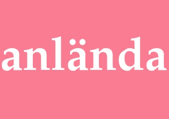 Synonym anlända