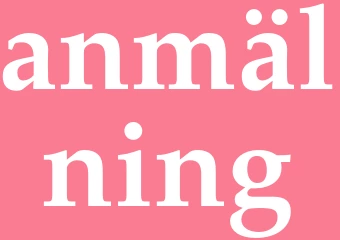 Synonym anmälning