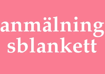 Synonym anmälningsblankett